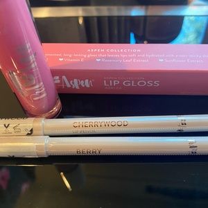 Lip gloss & lip pencils. Brand new